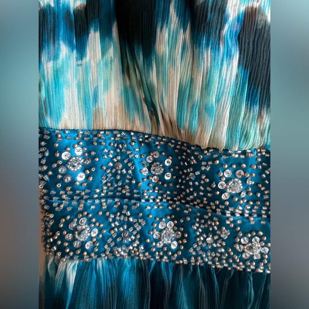 Gorgeous Multi Colored Maxi With Delicate Sequenc… - image 3